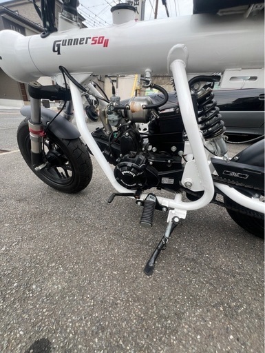 埼玉発 ガンナー50 程度良好 距離700KM！ 希少車両！ ガンナー50