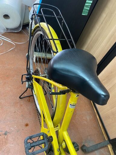 ママチャリ 26インチ 6段ギア 黄色 引き取り：田川郡香春町 Amazon