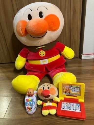 アンパンマン巨大ぬいぐるみ（75cm）など4点セット