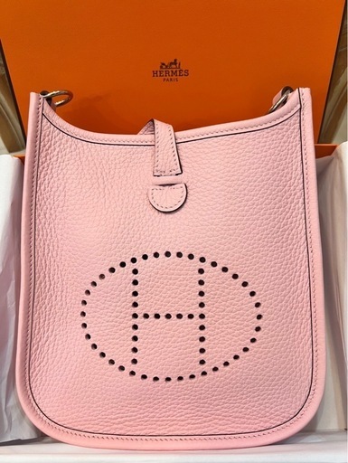 HERMES エヴリンミニ　トリヨンクレマンス　ローズサクラ　バック　レディース
