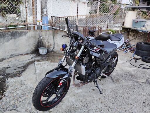 ⭐カワサキニンジャ250　EX250L　黒/グレー　カウルレスカスタム車　インジェクション　ABS付き