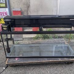 ☆中古￥3,000！アクリル水槽　家具　フィルター槽ポンプ付き　...