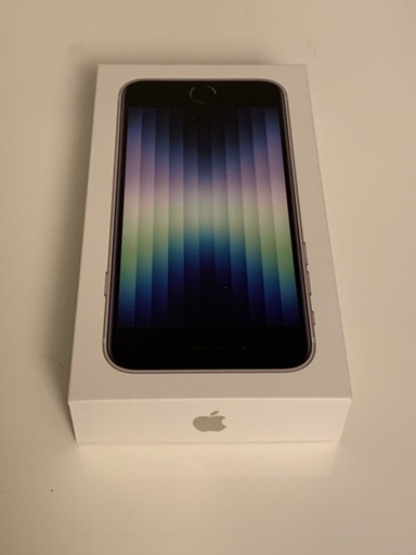 新品 未使用　iPhone SE３128GB　SIMフリー