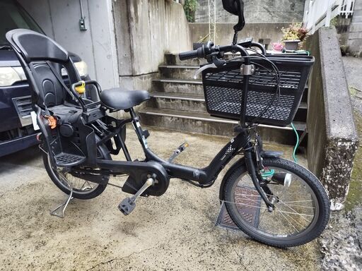 電動自転車 ブリヂストン アンジェリーノ 20インチ 2人乗り 8.7ah 黒色