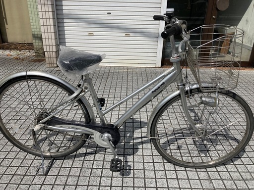 【26インチ自転車】パナソニック製　アルミフレーム　タフタイヤ使用❗️内装3段変速　LEDオートライト付　BAA認定車❗️サドル新品❗️若林自転車　膳所店　SALE中❗️