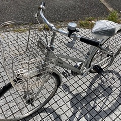 【26インチ自転車】パナソニック製　アルミフレーム　タフタイヤ使用❗️内装3段変速　LEDオートライト付　BAA認定車❗️サドル新品❗️若林自転車　膳所店　SALE中❗️