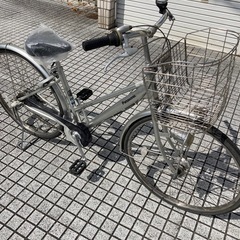 【26インチ自転車】パナソニック製　アルミフレーム　タフタイヤ使用❗️内装3段変速　LEDオートライト付　BAA認定車❗️サドル新品❗️若林自転車　膳所店　SALE中❗️