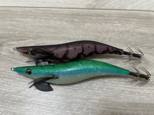 エギ4号と4.5？　8本