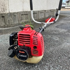 【福岡県筑後市にて引取り限定】動作確認済 TANAKA タナカ刈払機 CB-23HTS 草刈り機 S start