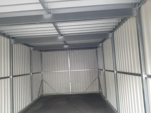 中古ガレージ　車庫　電動シャッター　岩見沢　解体済み