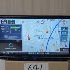 641 完　2021年　ケンウッド　MDV-D709BT　ブルートゥース