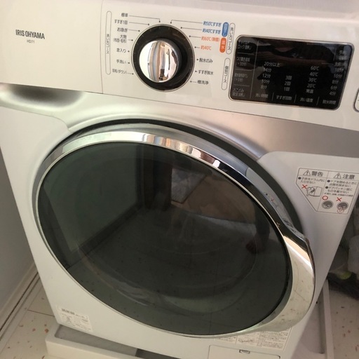 １1月10日まで引き取りで　5,000円引き　2021年製ドラム式 洗濯機　 アイリスオーヤマ（乾燥なし）  7.5kg  HD71