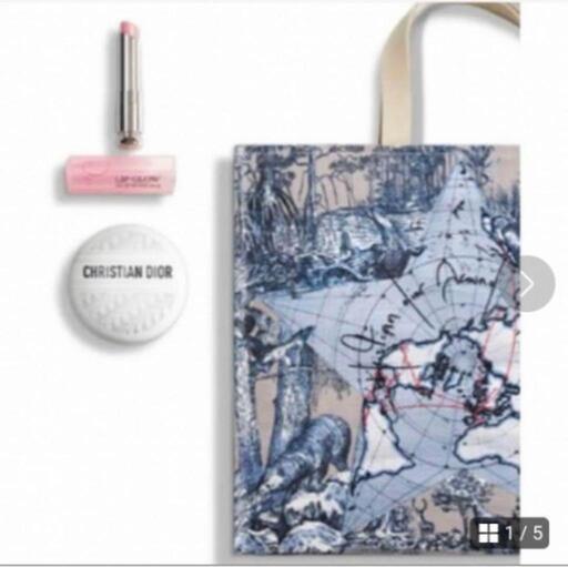【ラスト値下げ】新品未使用DIOR バースデーギフト　ノベルティ　トートバッグ　リップ