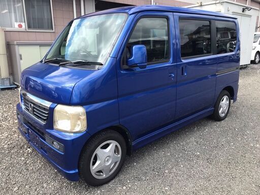 ★★大セール期間中　大幅お値下しました。この機会にどうですか！【車検2年付き】H19年　 ホンダ バモス　４WD　Ｌターボローダウン（青）　走行距離：149,700㎞　★内装・外装ともに綺麗でオススメ車です★