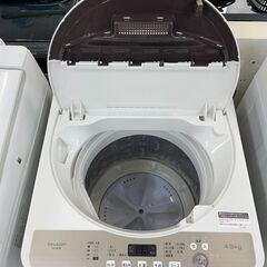 洗濯機　No.13320　シャープ　2017年製　4.5kg　ES-GE4B-C　【リサイクルショップどりーむ荒田店】