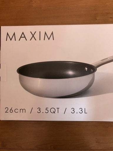 新品未使用　マイヤーmeyer オールワンパン２６㎝　深さのあるフライパンです