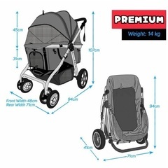 ほぼ未使用 ALLWAN ペットカート