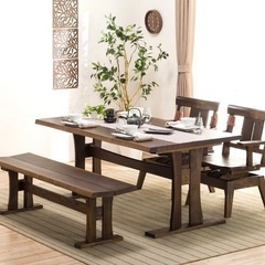 (決まりました)【超美品】定価139,990円→39,000円・2月購入品ダイニング4点セット最終値下げ   