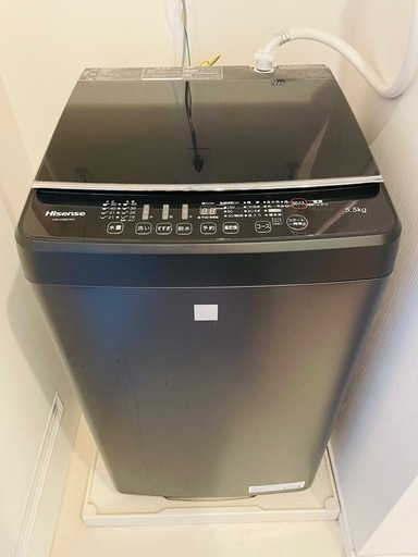 洗濯機　Hisense 予定者確定