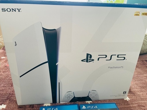 PS5 本体とカセット付き