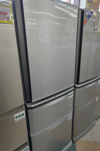 ☆MITSUBISHI/三菱/335L冷蔵庫/2012年式/MR-C34ET-AS/№3736☆
