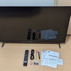 ［値下げしました］TCL 4K液晶カラーテレビ 43P635（2022年製）［中古動作品］