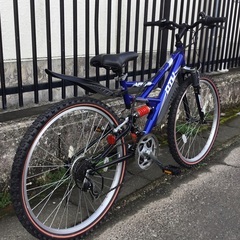 ＜超美品＞お買い得車・MARUKIN 26インチMTB・Wサスペンション・シマノ3×6段変速