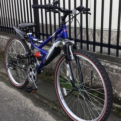 ＜超美品＞お買い得車・MARUKIN 26インチMTB・Wサスペンション・シマノ3×6段変速