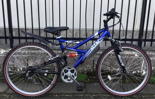 ＜超美品＞お買い得車・MARUKIN 26インチMTB・Wサスペンション・シマノ3×6段変速