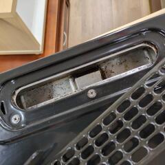 J342 ★ｸﾞﾘﾙ使用感★Rinnai★都市ガスコンロ★水無し片面焼きグリル