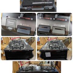 J342 ★ｸﾞﾘﾙ使用感★Rinnai★都市ガスコンロ★水無し片面焼きグリル