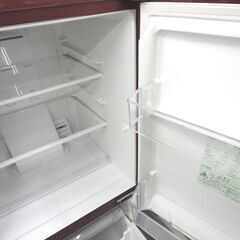 西岡店 冷蔵庫 157L 2017年製 2ドア AQUA AQR-16F(R) ルージュ アクア 単身・一人暮らし 100Lクラス