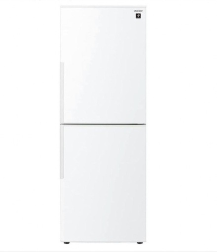 SHARP冷蔵庫 SJ-PD28J-W 280L 右開き 2ドア