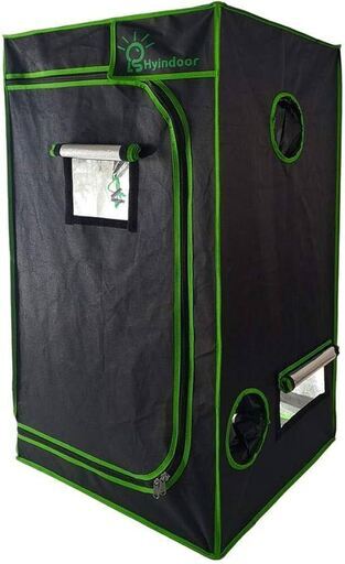 Hyindoor 100*100*200cm 室内水耕栽培 植物育成 グロウボックス 安全遮光なグロウテント 温室