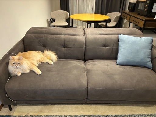 SHEFFIELD RECLINING SOFA GREY 電動ソファ