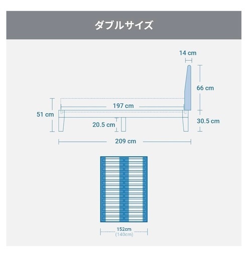 gugu sleep グーグースリープ　ベットフレーム　ダブルベット