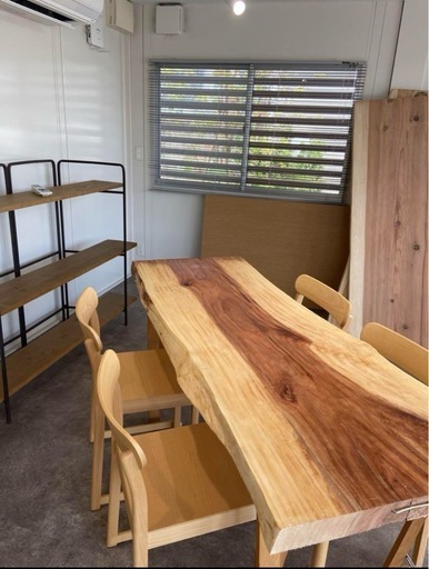 赤字です) 栃 一枚板テーブル 杢あり 新品/未使用 輪切り 一枚板