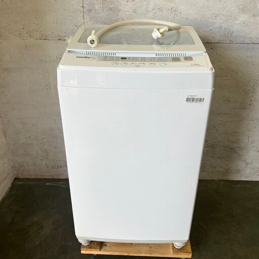 【comfee】 コンフィー 全自動電気洗濯機 CAC06EW60/WW-JP 6.0kg 2023年製 J0399