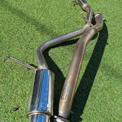 JB23 ジムニー ピストンワークスマフラー+フロントパイプ