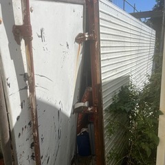 お譲り先決まりました。アルミコンテナ　ジャンク品