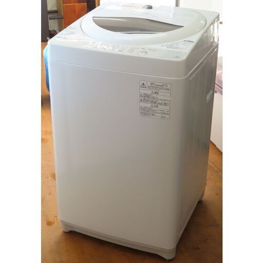 ♪TOSHIBA/東芝 洗濯機 AW-5G6 5kg 2018年製 洗濯槽外し清掃済♪