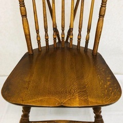 ✨飛騨産業/キツツキ　ウィンザーチェア　アンティーク　レトロ② 飛騨産業 キツツキ ウィンザーチェア ダイニングチェア 穂高