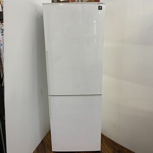 SHARP シャープ 2ドア冷凍冷蔵庫 271L SJ-PD27D-W 生活家電　2017年