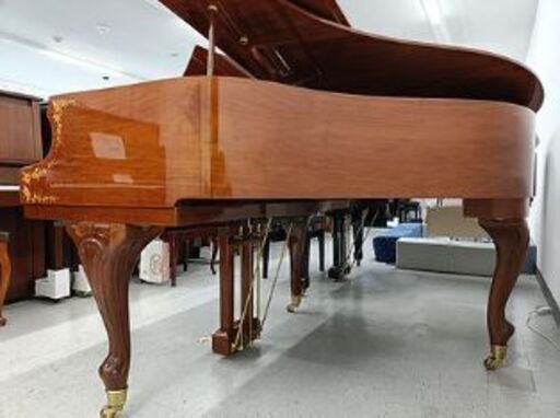 今日まで 整備済み ELUZE 小型グランドピアノ (しろ) 麻生の鍵盤楽器  