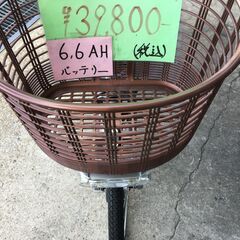 地域限定送料無料 パナソニック ビビ ライトユー 軽量モデル 6,6AH 24