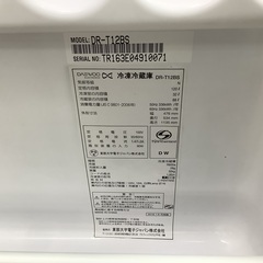 DAEWOO 2ドア冷蔵庫 DR-T12BS 2016年製