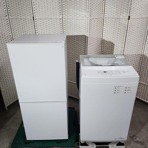 【売約済】ニトリ 2022年製　2ドア冷蔵庫NグラシアNTR-106WH + 6kg全自動洗濯機NTR60 セット売り