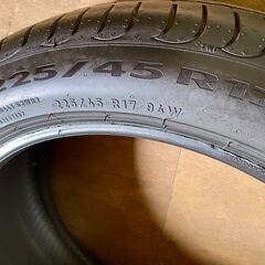 PIRELLI POWERGY 225/45R17 94W 中古タイヤ×4本セット