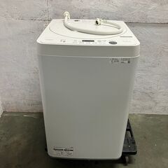 【SHARP】 シャープ 全自動電気洗濯機 ES-GE5E-W ...