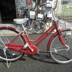 中古自転車２４７８　２６インチ　ギヤなし　オートライト